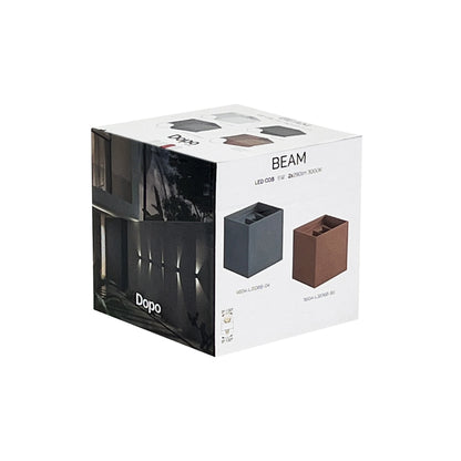 Dopo Beam up/down LED přisazené svítidlo hnědé