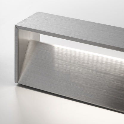 Exo Rett LED nástěnné svítidlo stříbrné