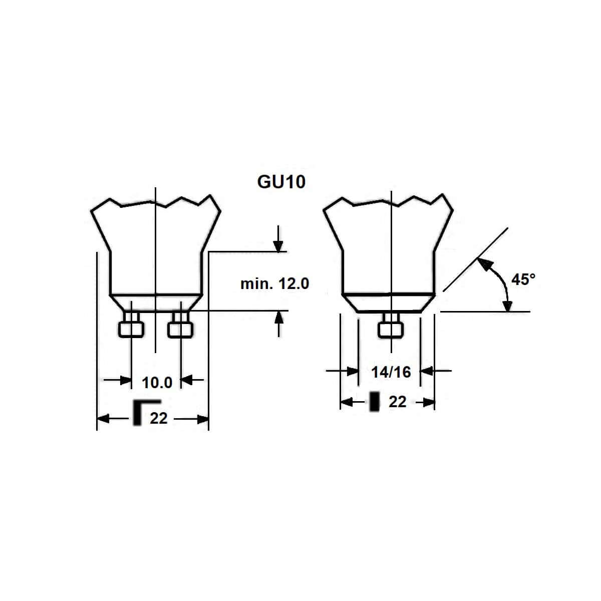 LED žárovka Sylvania Refled GU10 4000K 6.2W