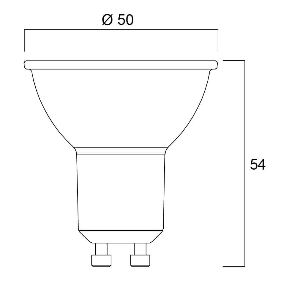 LED žárovka Sylvania Refled GU10 3000K 7W
